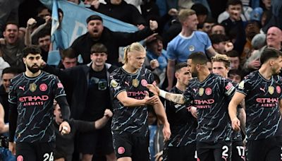 Manchester City quedó a un paso del título en la Premier: de los goles de Haaland y la reacción de Guardiola, al duro choque del Cuti Romero con Ederson