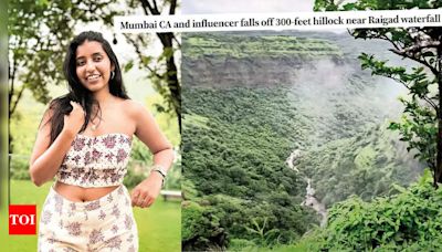 Did Aanvi Kamdar die while shooting a reel? Influencer's death brings monsoon travel safety back in focus - Times of India