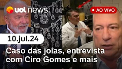 Bolsonaro espera indiciamento, popularidade de Lula sobe, entrevista com Ciro e + | UOL News