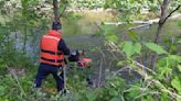 Ohio man saved after clinging to tree branch in river