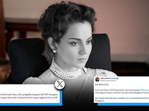 Kangana Ranaut Slapgate: Kulwinder Kaur Not Transferred To Bengaluru Clarifies CSIF, Twitter Calls 'Fake News'