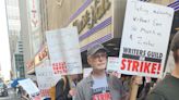 Writers' strike picket lines spoil television's upfront advertising party for NBCUniversal and Fox