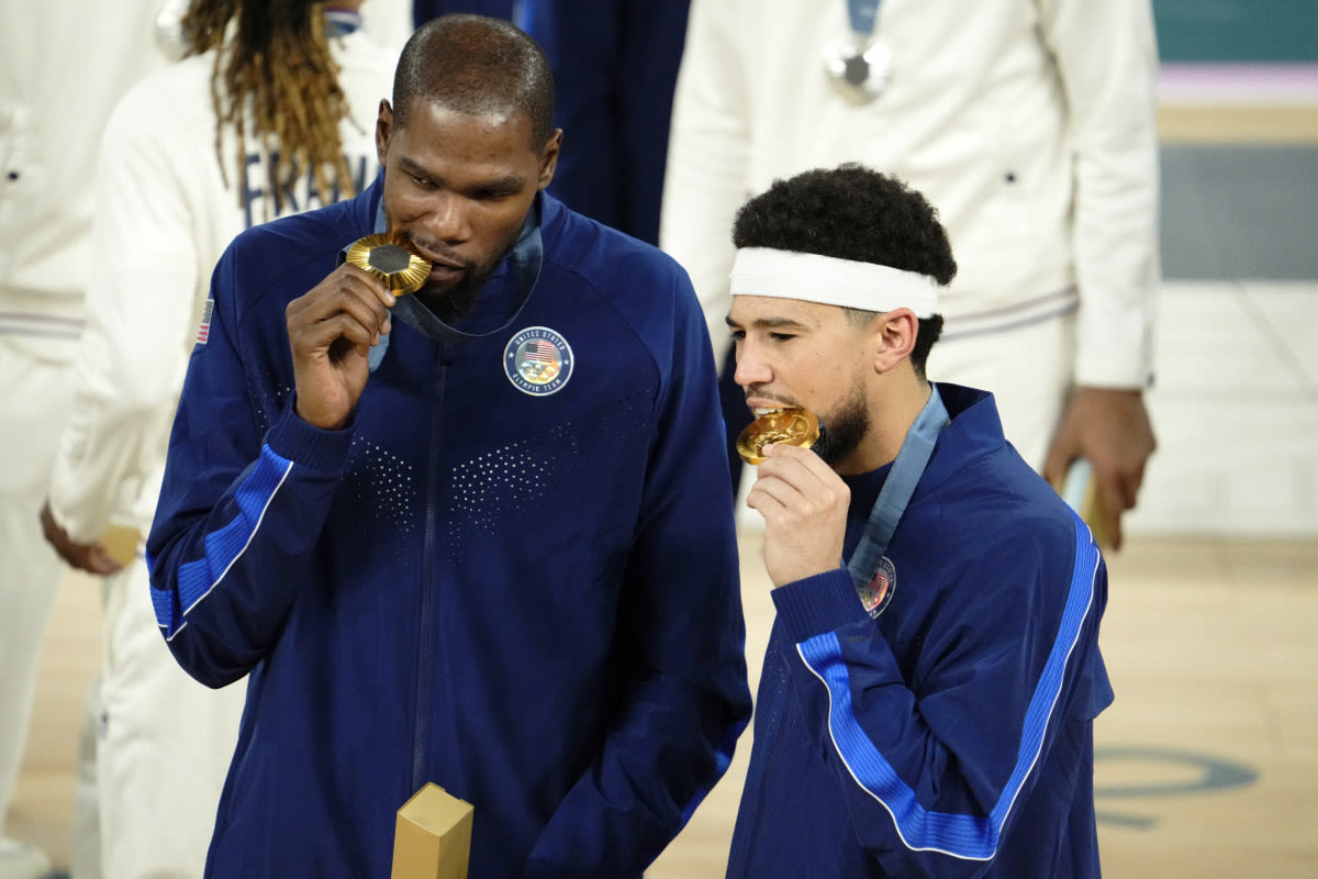 Kevin Durant, Devin Booker's Vacation Photos Going Viral After Olympics