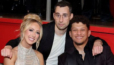 The Taylor Swift Alchemy! Patrick and Brittany Mahomes Pose with Jack Antonoff at the Time100 Gala