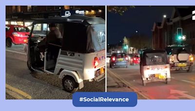 Video of autorickshaw spotted on the streets of Manchester goes viral