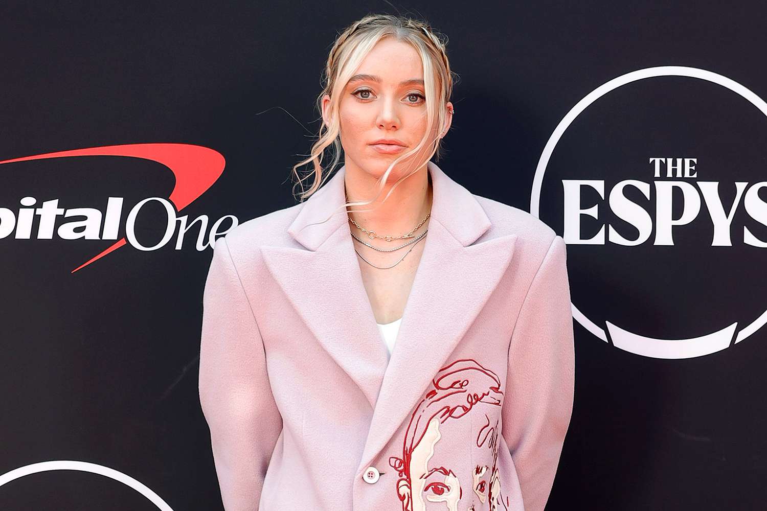 UConn Basketball Star Paige Bueckers Wears Fresh-Off-the-Runway Suit for 2024 ESPYS Red Carpet
