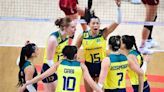 Brasil vence a Tailândia e mantém a invencibilidade na VNL