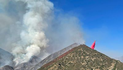 Multiple fires break out in L.A. County amid hot, dry conditions