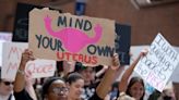 Kent State University students rally for reproductive rights