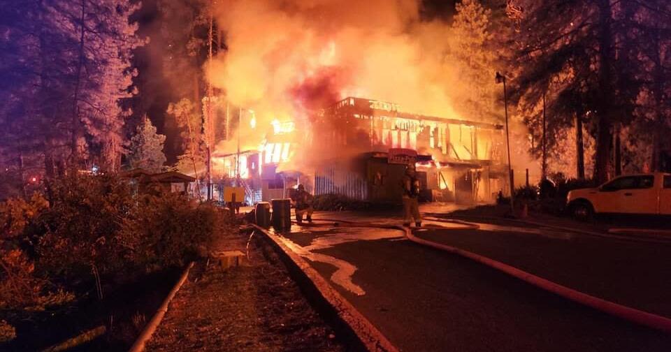 Fire destroys pub at historic Silverthorn Resort at Shasta Lake