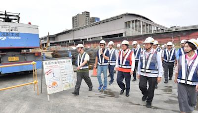 視察桃鐵地下化及捷運綠線G07站共構與廣一停車場 鄭文燦：共構車站成交通樞紐 | 蕃新聞