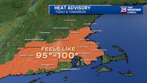 ‘One of the hotter days of summer’: Heat advisory in effect in Mass. before humidity peaks