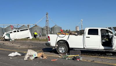 6 people killed, 10 others injured in Idaho when pickup crashes into passenger van