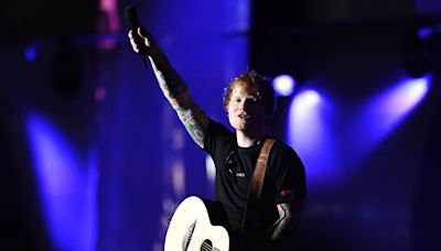 Ed Sheeran is named UK's most played artist for the SEVENTH time