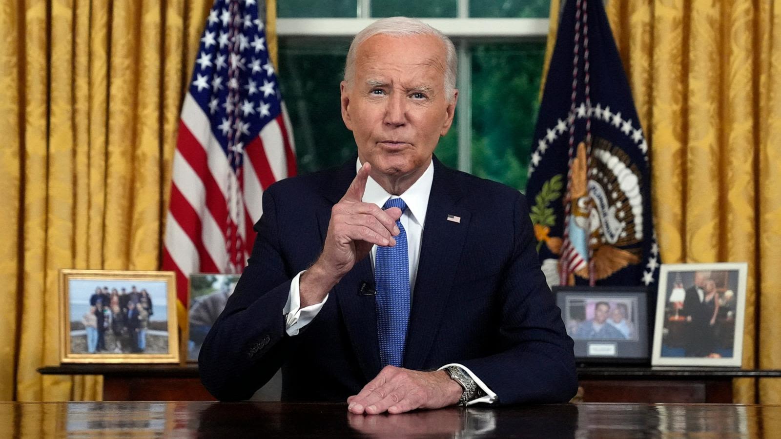 Read the transcript of Biden's Oval Office address on decision to leave 2024 race