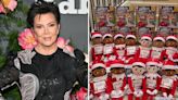 See Kris Jenner's Epic 'Elf on a Shelf' Dolls of Her and Her 12 Grandkids amid Holiday Prep