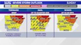 Storms to produce severe weather in Arkansas ahead of Memorial Day | What to know