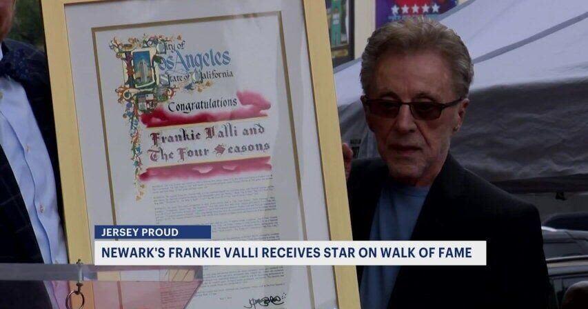 Jersey Buzz: Newark's Frankie Valli receives star on Hollywood Walk of Fame