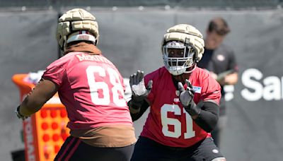 49ers OL coach explains why the team didn't need to make a big investment to upgrade the line