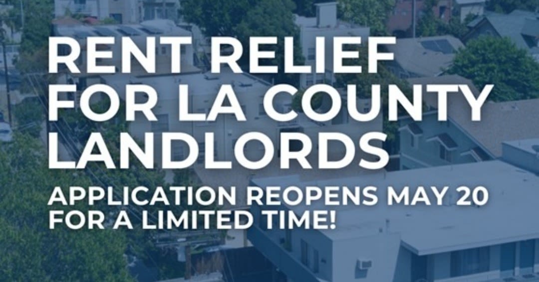 Los Angeles County Rent Relief Program Opens Second Round of Applications - SM Mirror