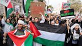 Tens of thousands take part in pro-Palestinian protests in UK cities