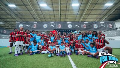 City and Milan host community football session ahead of pre-season clash