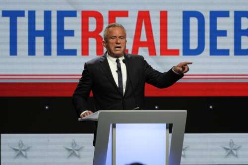 RFK Jr. didn't make the debate stage but he answered the same questions during a rival event