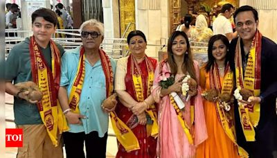 Wagle Ki Duniya cast seeks blessings at Siddhivinayak Temple as the show completes the 1000 episode milestone - Times of India