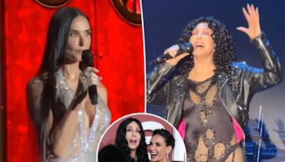 Demi Moore berates audience at star-studded amfAR Gala during Cher tribute: ‘I f–king don’t think so’