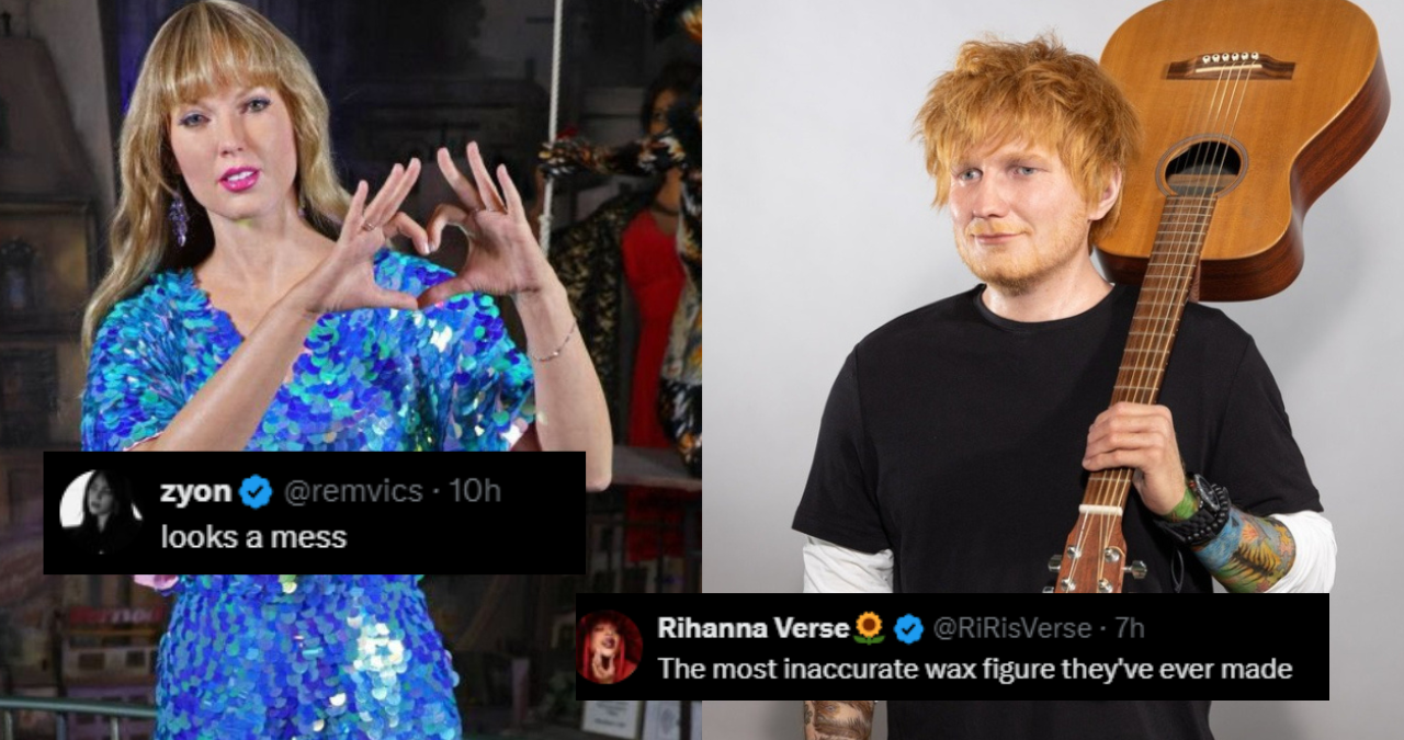 Taylor Swift and Ed Sheeran's wax figures leave fans unimpressed; See reactions