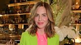 Trinny Woodall sparkles from head to toe in dramatic outfit