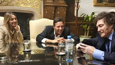 Javier Milei recibió a Jordan Belfort, el “Lobo de Wall Street”, en la Casa Rosada