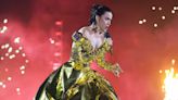 Katy Perry Showed Up for the Coronation Concert in a Metallic Gold Ball Gown—Watch Her Full Performance!