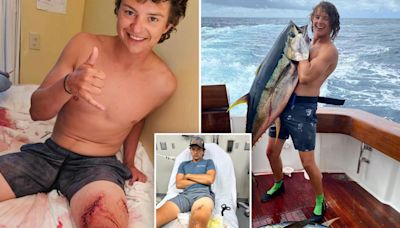 Florida fisherman inches from death after falling into shark-infested water at Bahamas marina