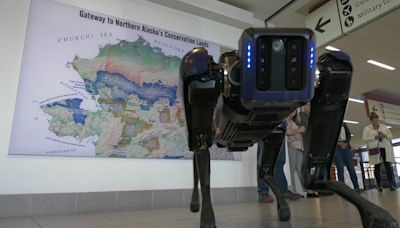 Beware of dog: Robotic quadruped meant for wildlife hazing arrives at Fairbanks airport