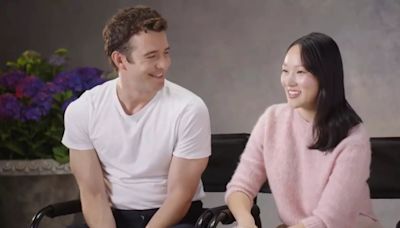 Luke Thompson, Yerin Ha Talk 'Fairy Tale Love Story' In Bridgerton Season 4. Watch