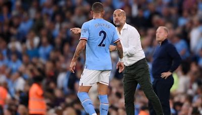 Guardiola esconde si Walker jugará ante el Real Madrid: «Tal vez, ya veremos…»