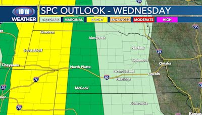 Thursday Forecast: Turning wet and unsettled with isolated severe storms