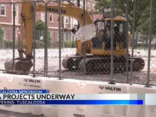 Summer construction projects underway at the University of Alabama