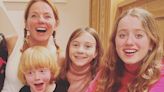 Geri Halliwell-Horner supported by all 3 children for ultra-rare outing