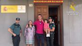 Dos guardias civiles de Villarrobledo salvan la vida de una niña de tres años con síntomas de asfixia