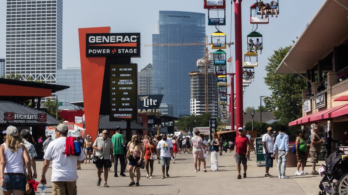 Summerfest reports lower attendance for rain-plagued 2024 festival - Milwaukee Business Journal