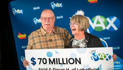 Ontario grandparents keep $70M Lotto Max win a secret from their family for almost two months