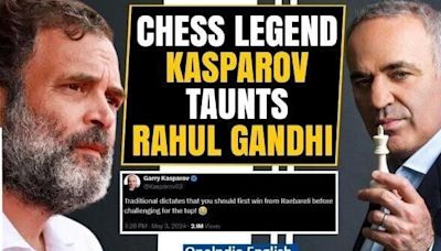 Garry Kasparov, Famed Chess Legend Mocks Rahul Gandhi Over Raebareli Candidacy| Oneindia News