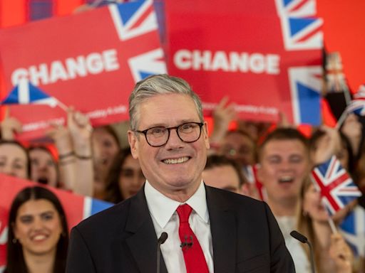 U.K. election results live updates: Rishi Sunak heads to Buckingham Palace to resign as Labour win landslde