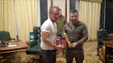 Sean Penn gifts his Oscar to Ukraine's Zelenskyy