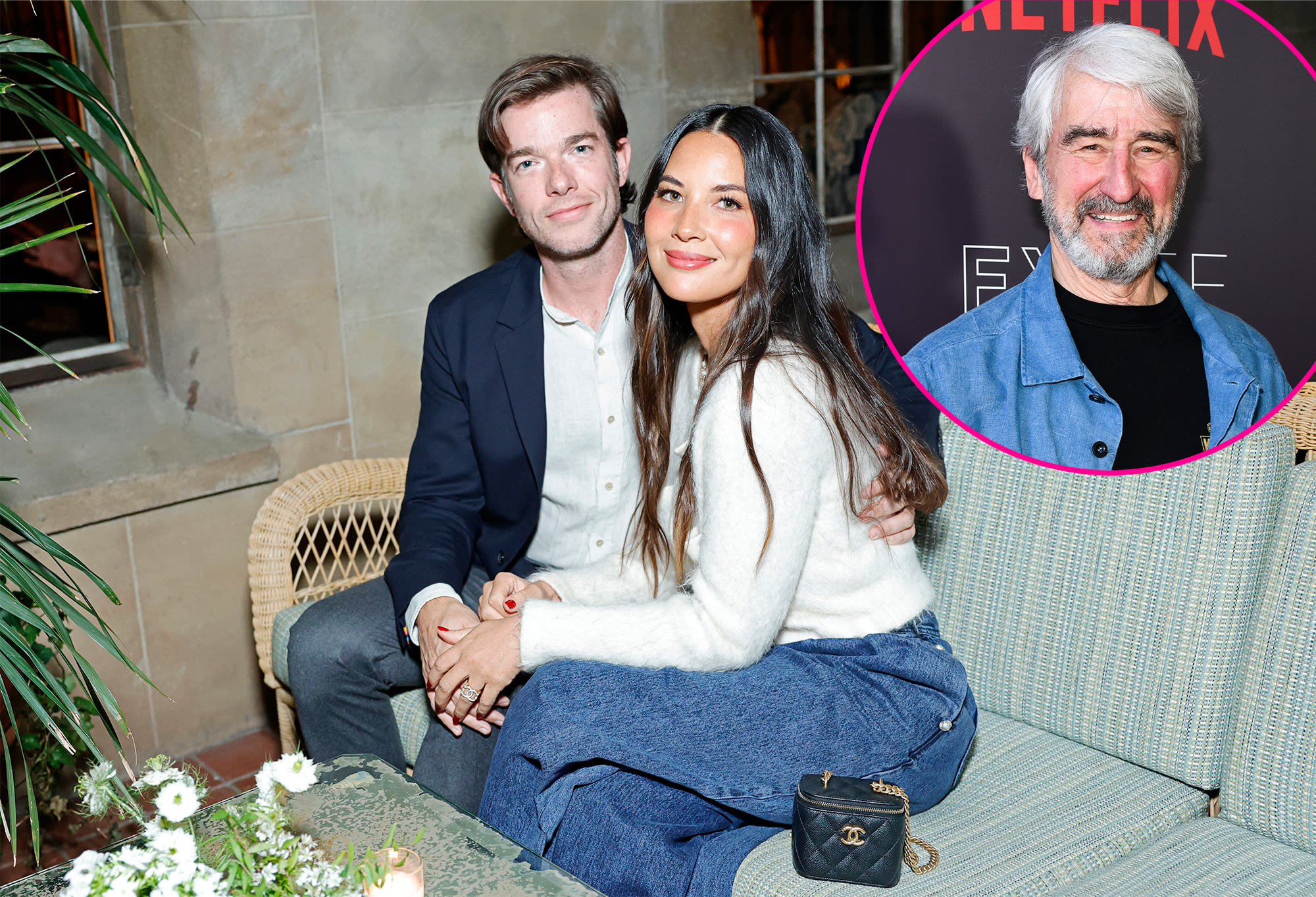 Olivia Munn Had ‘The Newsroom’ Reunion at John Mulaney Wedding With Sam Waterston Officiating