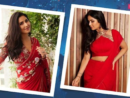 5 red sarees from Katrina Kaif’s wardrobe that can be perfect inspiration for new brides