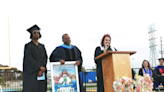 310babii graduates with 3.16 GPA, receives platinum plaque on stage