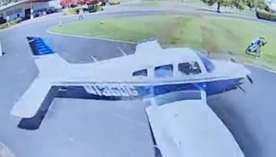 Video: Plane crash-lands at Haggin Oaks golf course in Sacramento